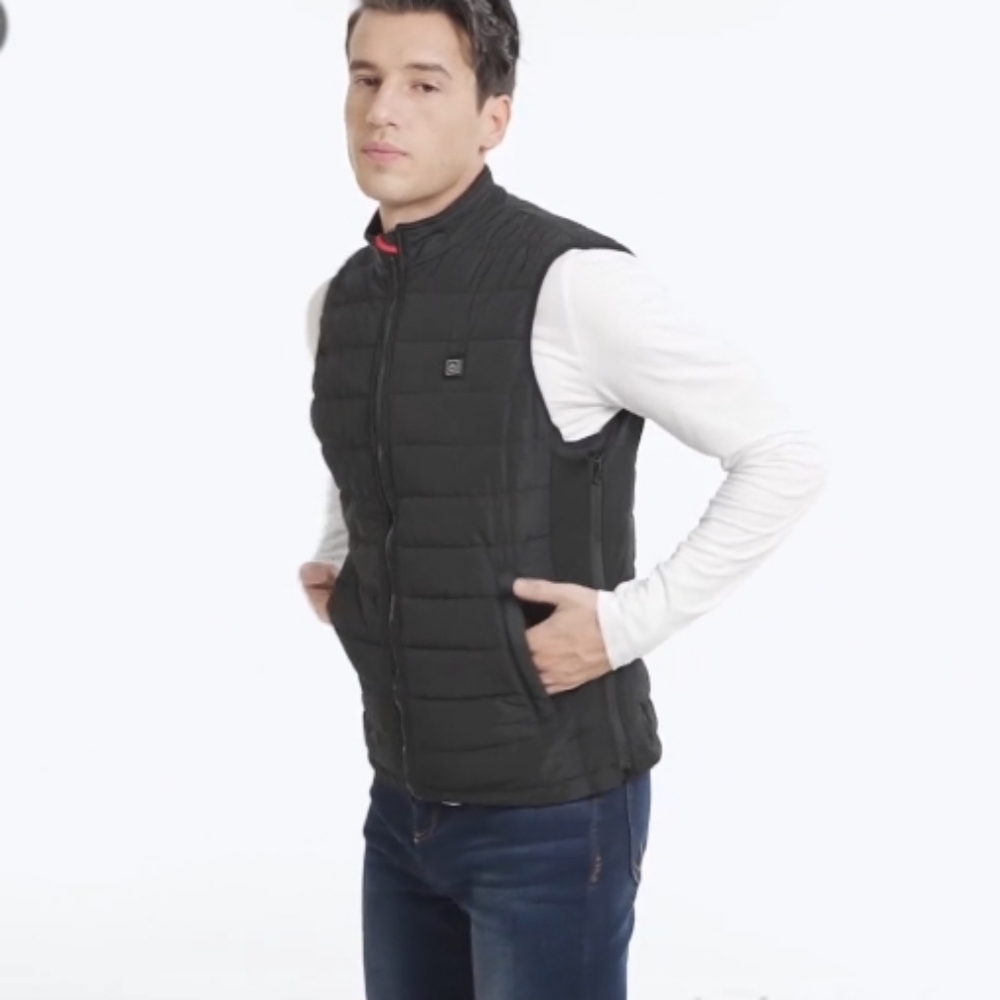 NWT! Black Heated winter vest